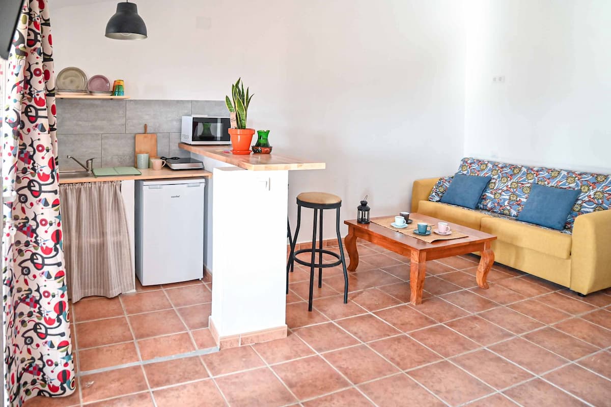 Salón del apartamento EnClave de Sol  en Cortijo Rural EnClave de Almería